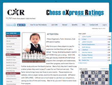 Tablet Screenshot of cxrchess.com
